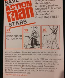 Save Action Man Stars - Card
