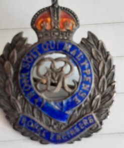 Royal Engineers George V Silver Sweetheart Badge
