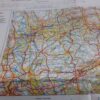 Original British Army BAOR Road Map  Dated January 1977