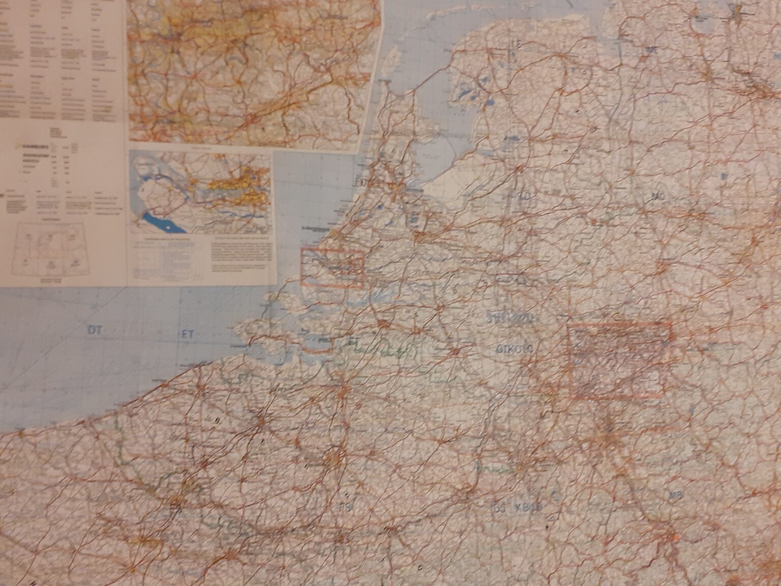 Original British Army BAOR Road Map Dated January 1977 John Army Group ...