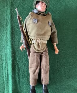 Vintage Action Man figure and uniform