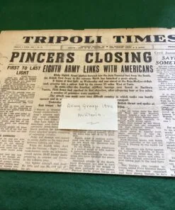 V E Day, Tripoli Times 1943